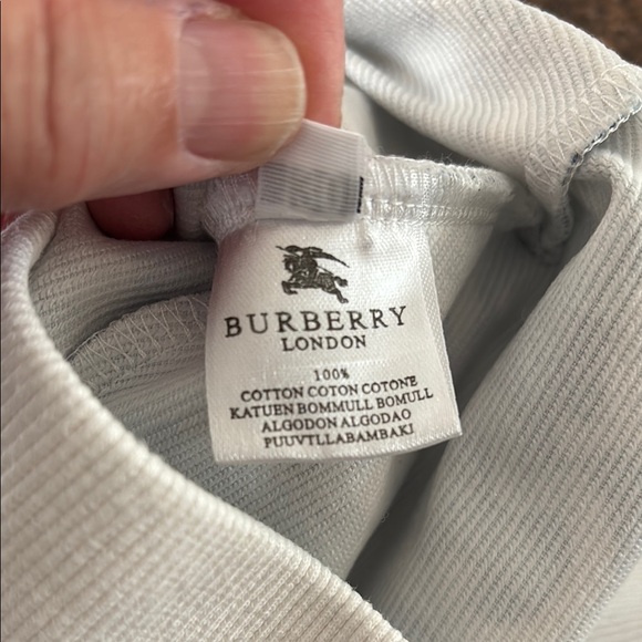 Burberry Boys/Girls Casual BLUE WHITE Monogram B Joggers-6/7 - Picture 6 of 16